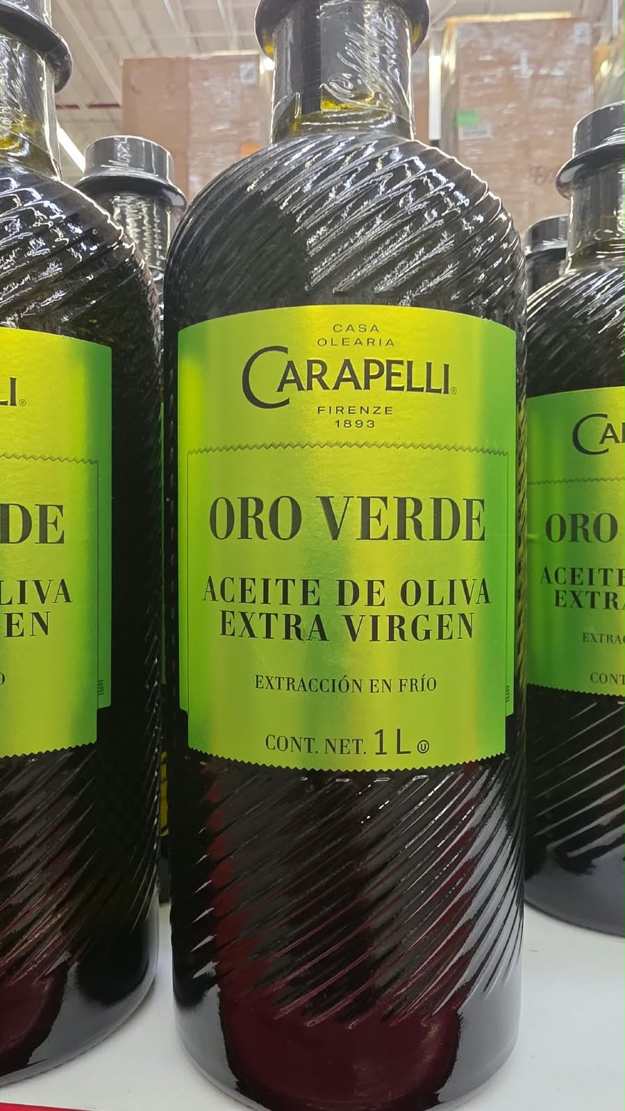 Aceite de oliva extra virgen Carapelli Oro Verde